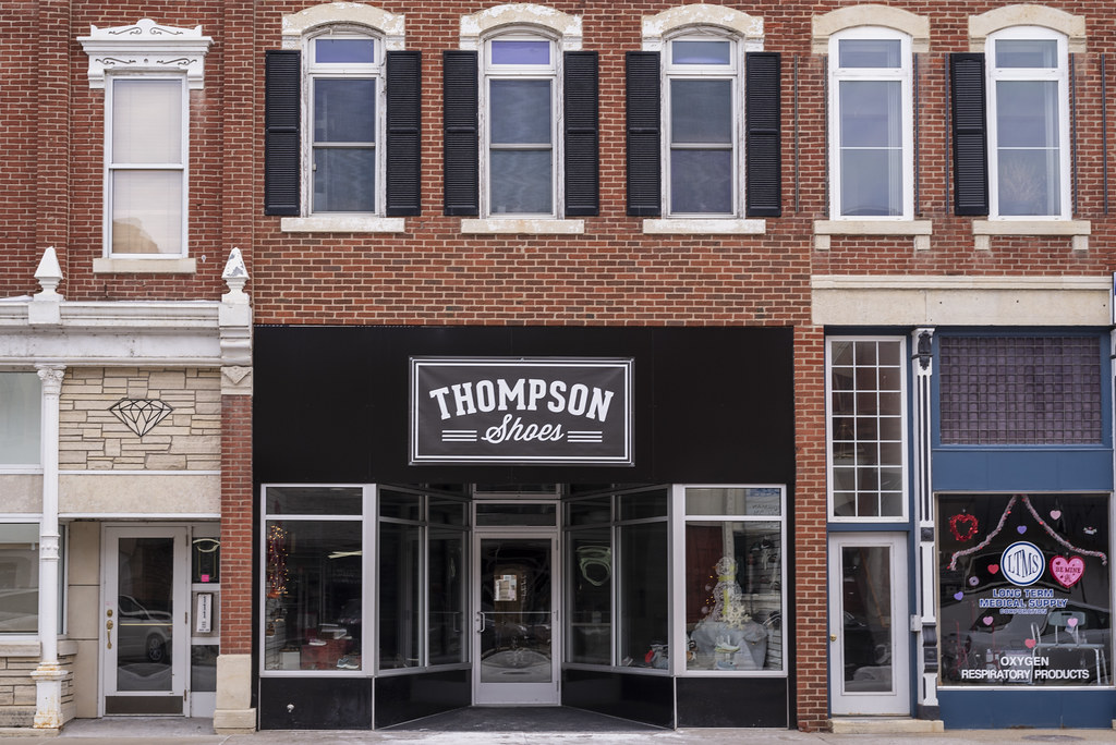Thompson Shoes Shot in Manchester, Iowa Jim Hill Flickr