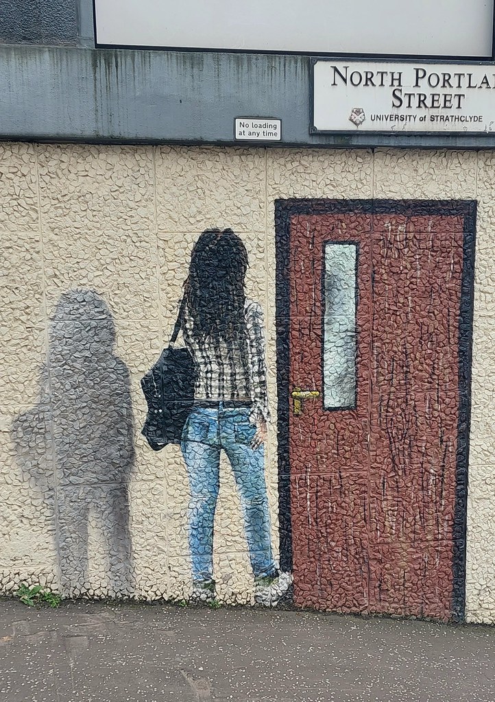 Wall art, Glasgow Ilona Flickr