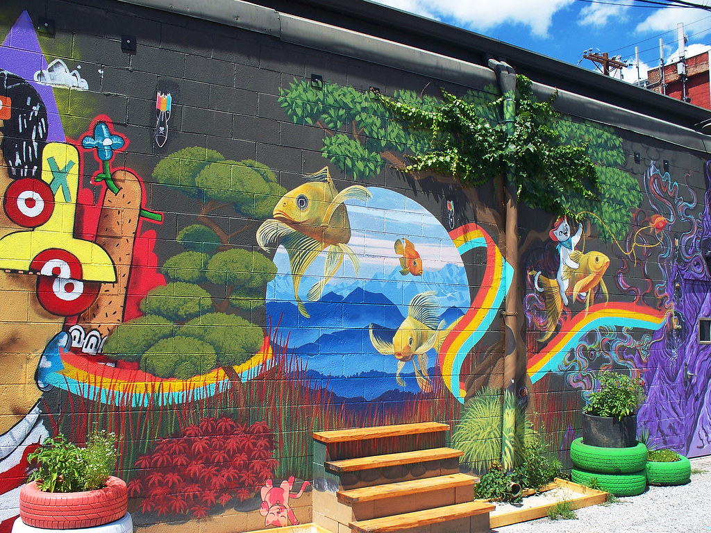 OH Columbus Mural 285 Mural in downtown Columbus, Ohio. Flickr