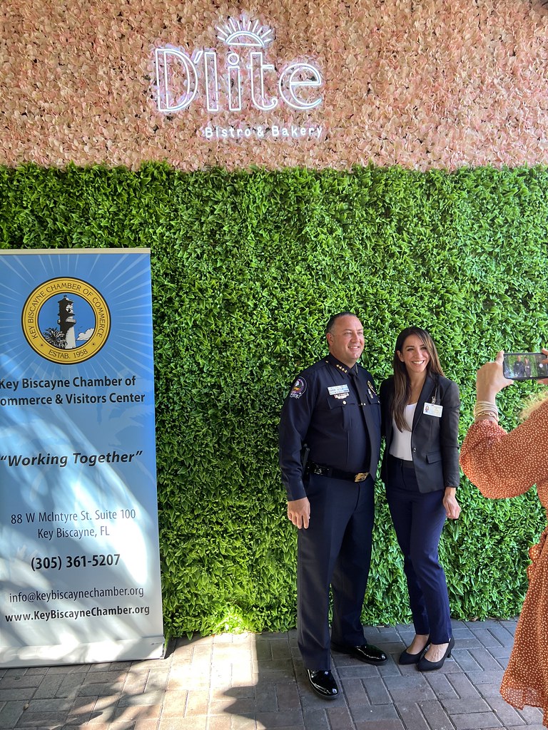 Brunch with Our Cops at D'Lite Bistro & Bakery Key Biscayn… Key Biscayne Chamber Flickr