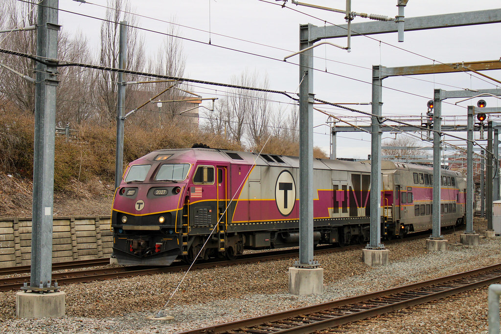 Now Arriving On Track 5 MBTA Providence/Stoughton Line Tra… Flickr
