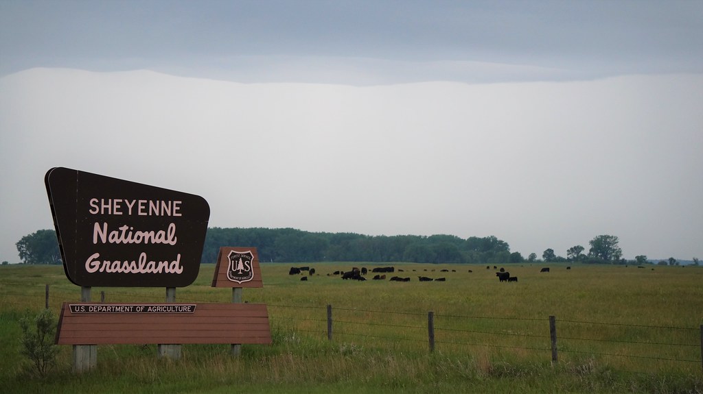 Sheyenne National Grassland Sign, North Dakota Flickr