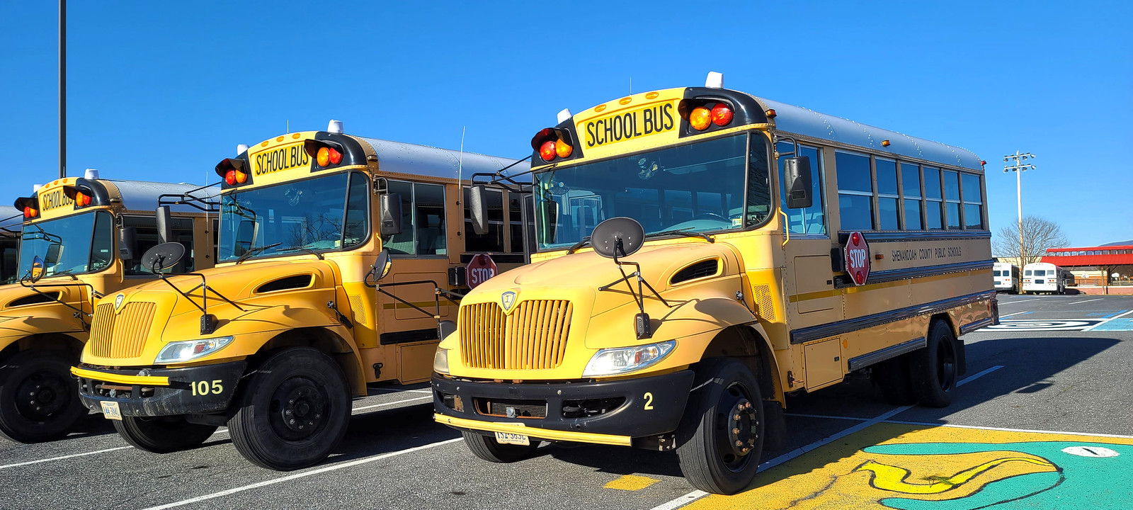 Shenandoah County IC CE buses Flickr