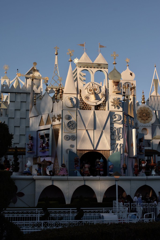 “it’s a small world” clock tower Ethan Marlow Flickr