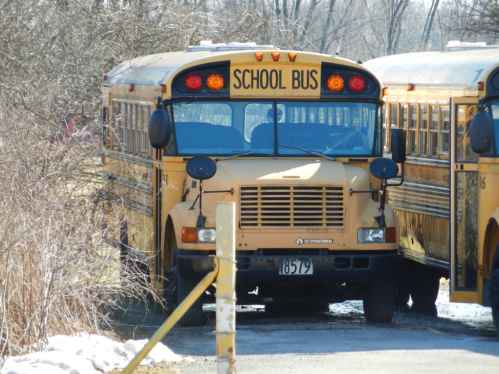 ClarkShawnee Local School District 31 (2) Bus lot Sprin… Flickr