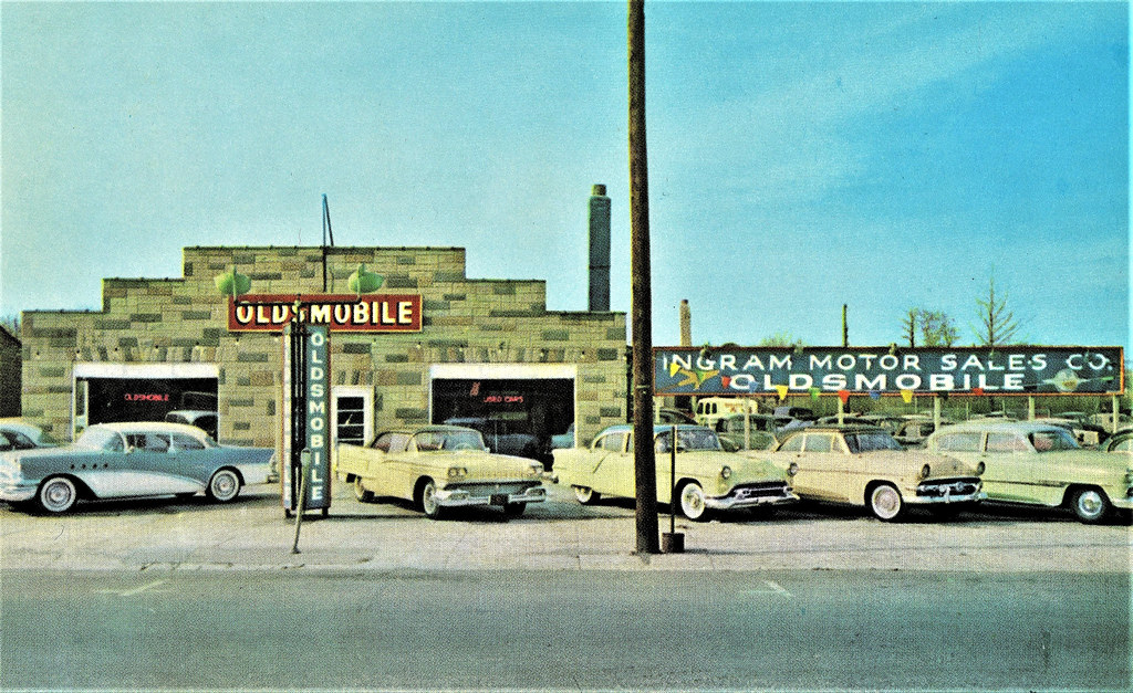 Ingram Motor Sales Co., Used Car Lot, Haddonfield NJ, 1950… Flickr