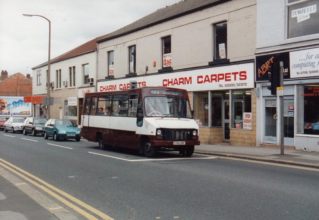 PARKGATE, ROTHERHAM GLOBE, BARNSLEY E184UWF, another Dodge… Flickr