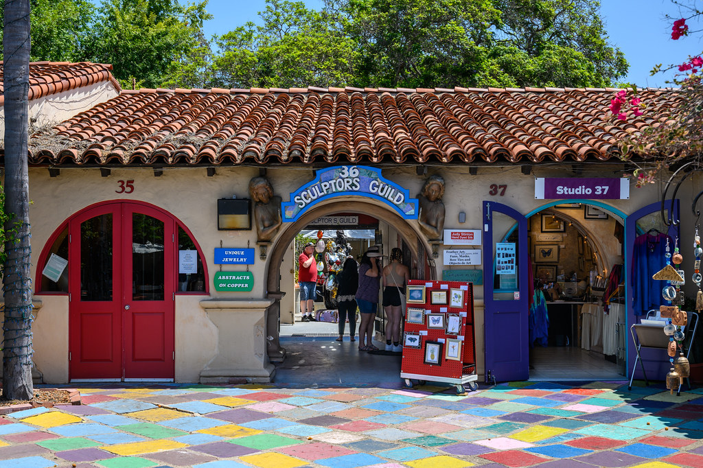 Spanish Village Art Center, San Diego Peter Miller Flickr