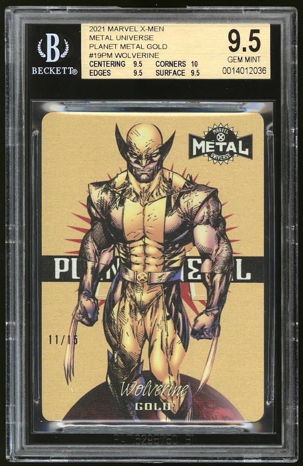 2021 Marvel XMen Metal Universe Metal Gold BGS Collection Flickr