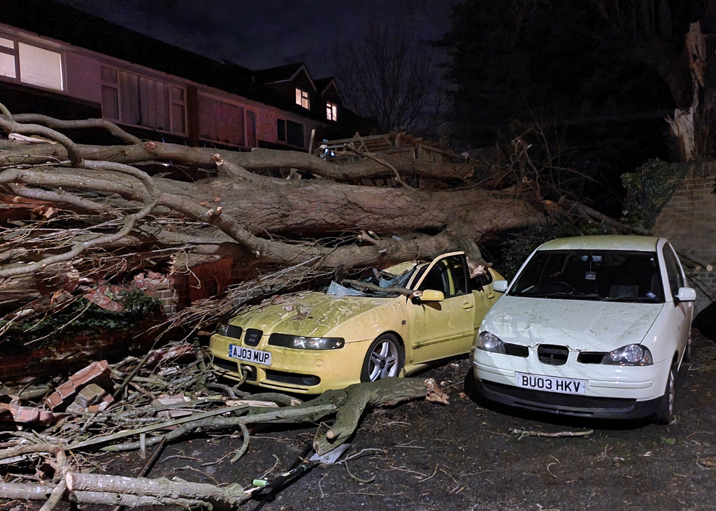 Storm Eunice Remnants of damage caused by 'Storm Eunice' s… Flickr