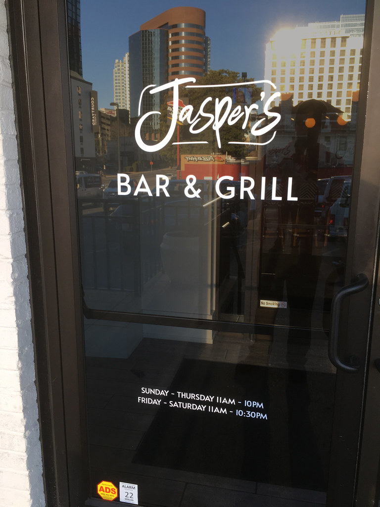 Door Vinyl Jaspers Bar and Grill Sir Speedy BNA Flickr