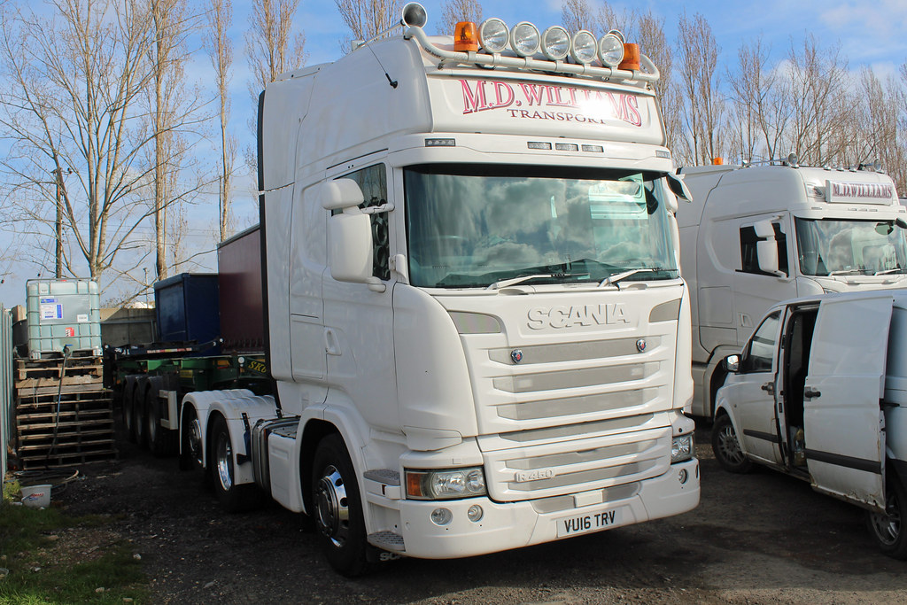 Williams, Moreton Valence VU16 TRV, Scania Rseries at the… Flickr