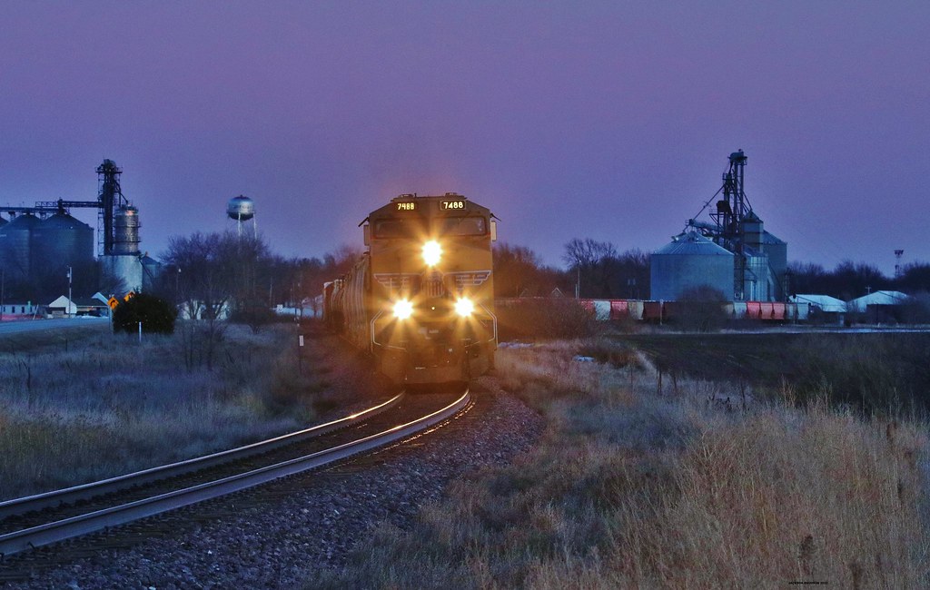 Favorite Time of Day Glenville, MN Blue Hour north bound… Flickr