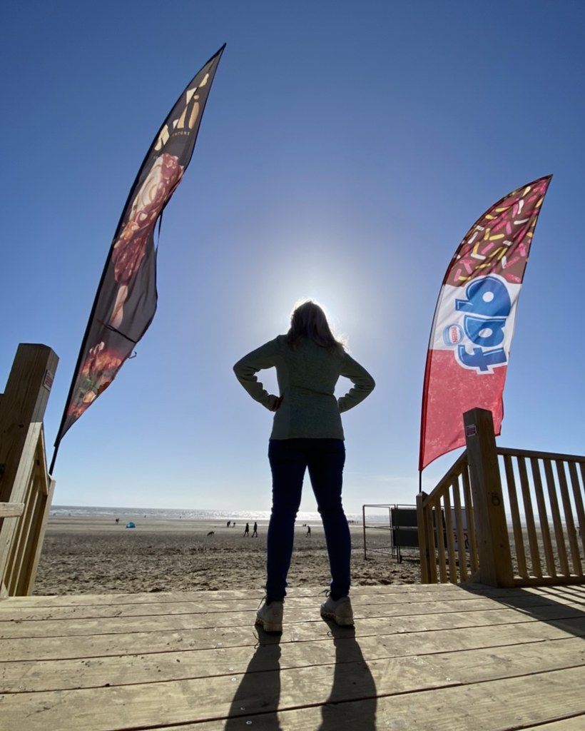 Fab Kit Kat Cafe, Camber Sands, enjoying a beach walk duri… Flickr