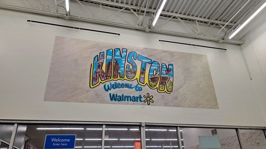 "Kinston" sign at Walmart "Kinston" sign in the grocery en… Flickr