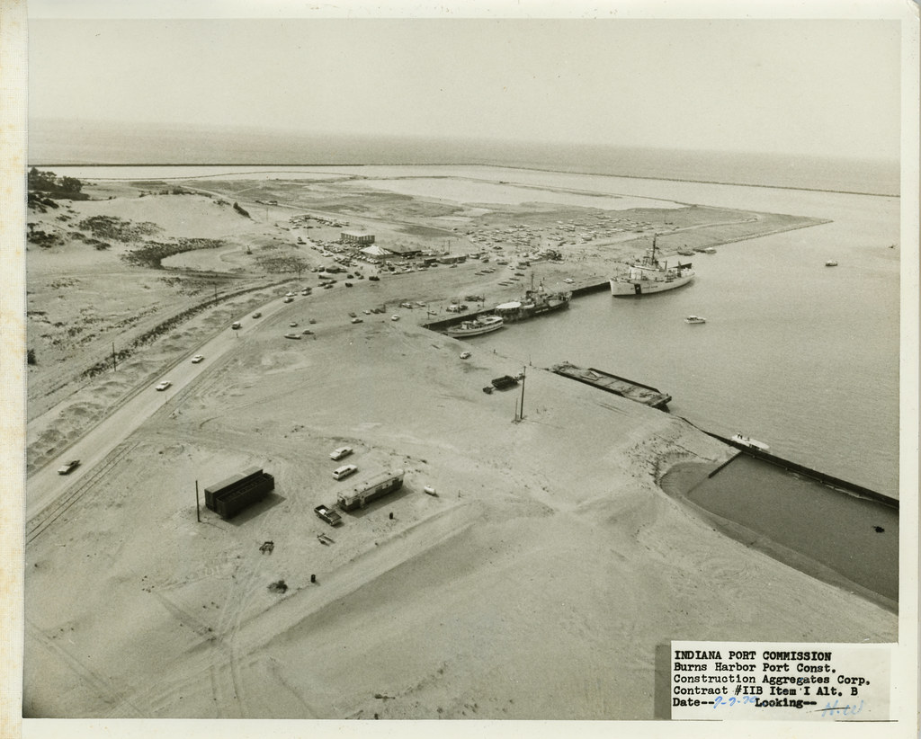 Port of IndianaBurns Harbor Construction, July 7, 1970 … Flickr