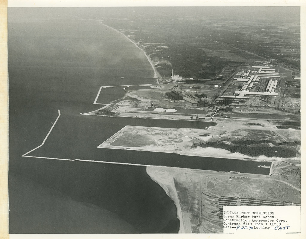 Port of IndianaBurns Harbor Construction, September 25, 1… Flickr