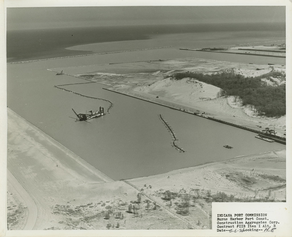 Port of IndianaBurns Harbor Construction, May 6, 1970 B… Flickr