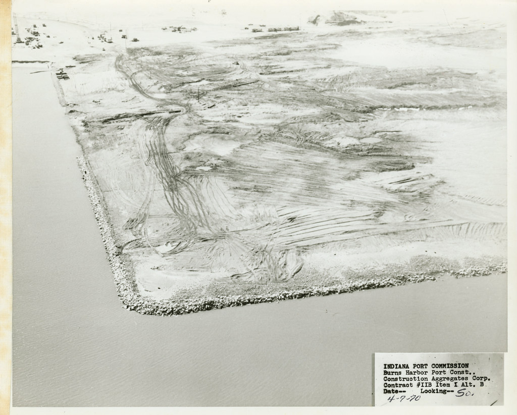 Port of IndianaBurns Harbor Construction, April 7, 1970 … Flickr