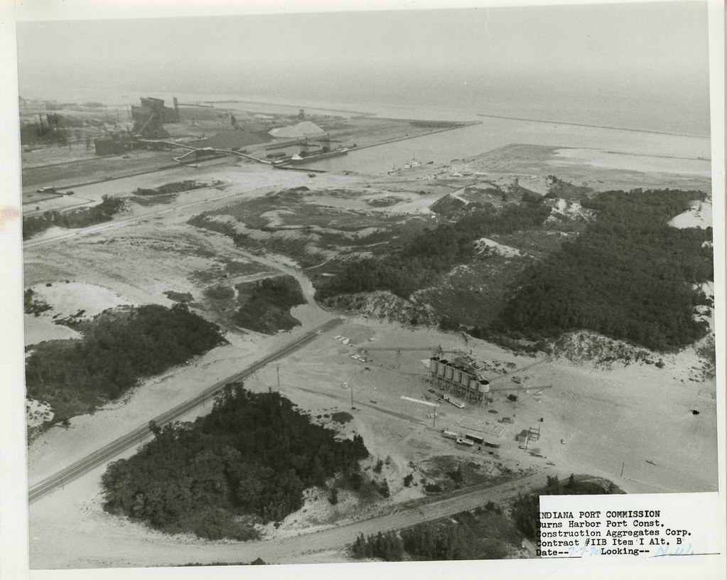 Port of IndianaBurns Harbor Construction, July 7, 1970 … Flickr