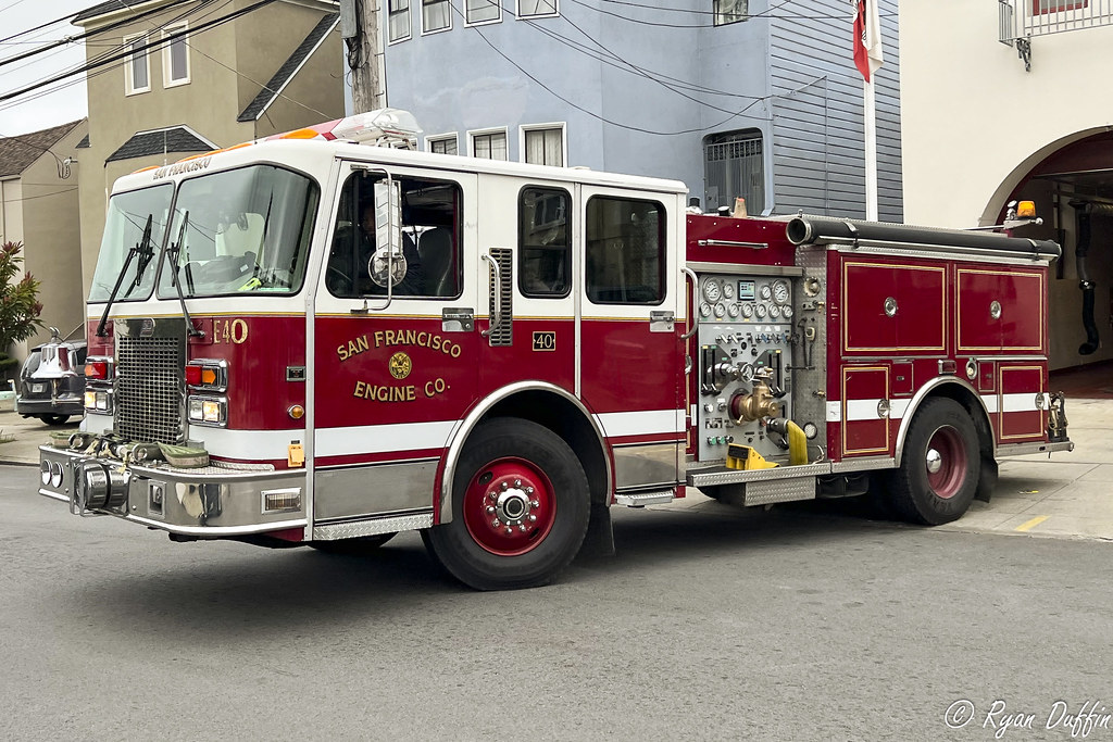 SFFD. Engine 40. | San Francisco Fire Department. Spartan/3D