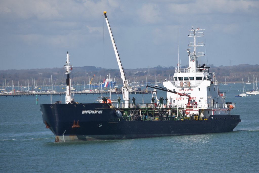 Whitchampion Oil Products Tanker Portsmouth Harbour Graham Tiller