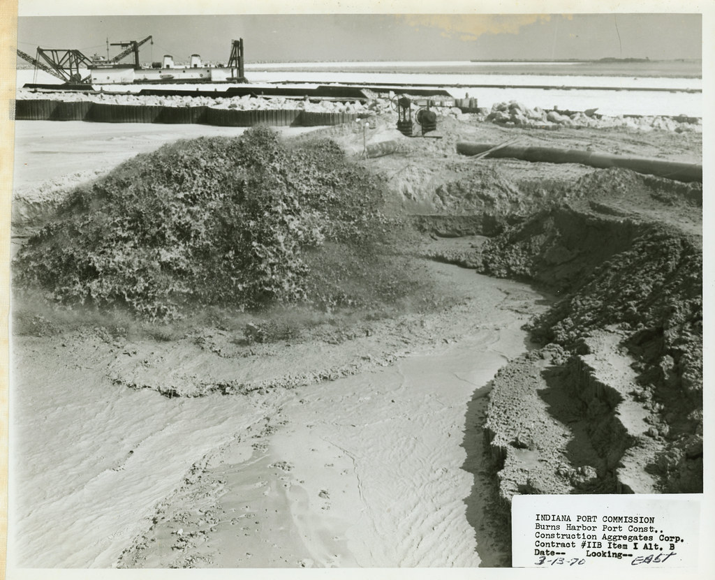 Port of IndianaBurns Harbor Construction, March 13, 1970 … Flickr