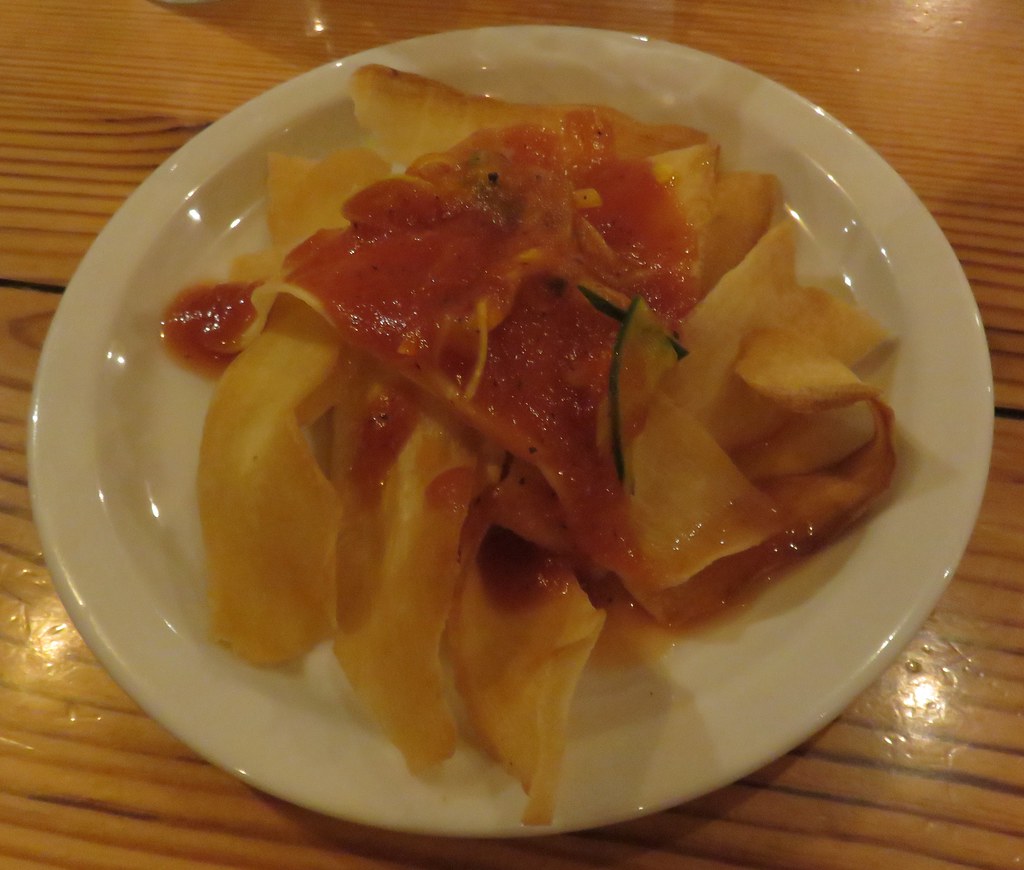 Plantain Chips with Salsa (San Salvador, El Salvador) Flickr