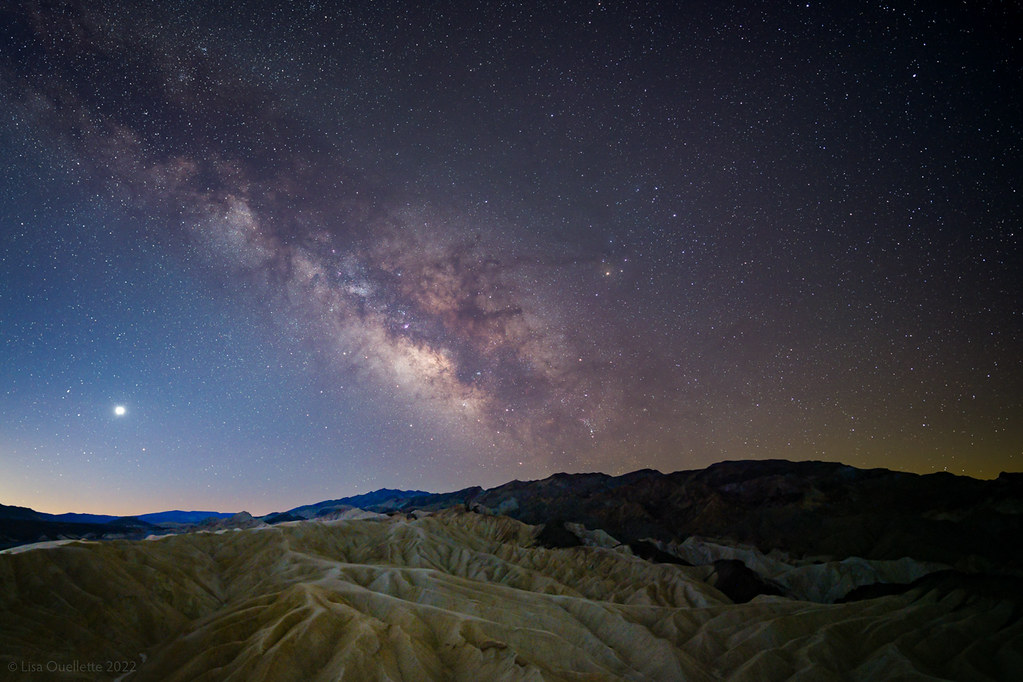 Night Very early morning Milky Way capture over Zabriskie … Flickr