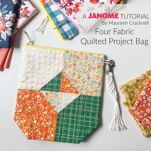Four Fabric Project Bag