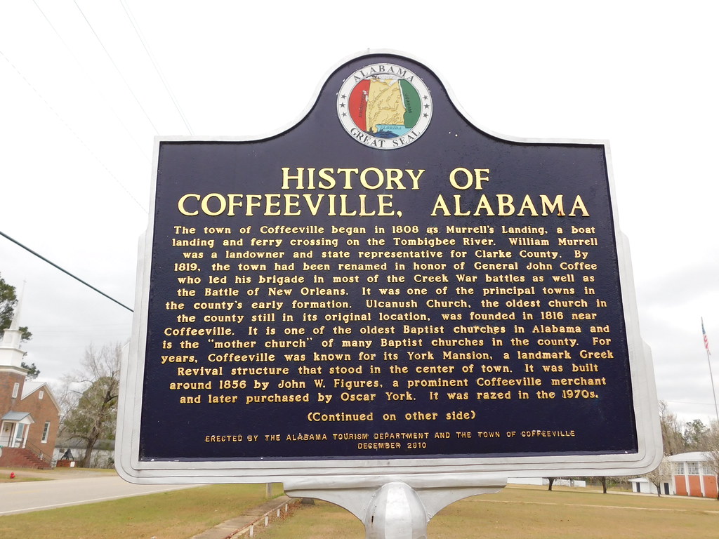 History of Coffeeville Historic Marker Coffeeville, Alabam… Jimmy