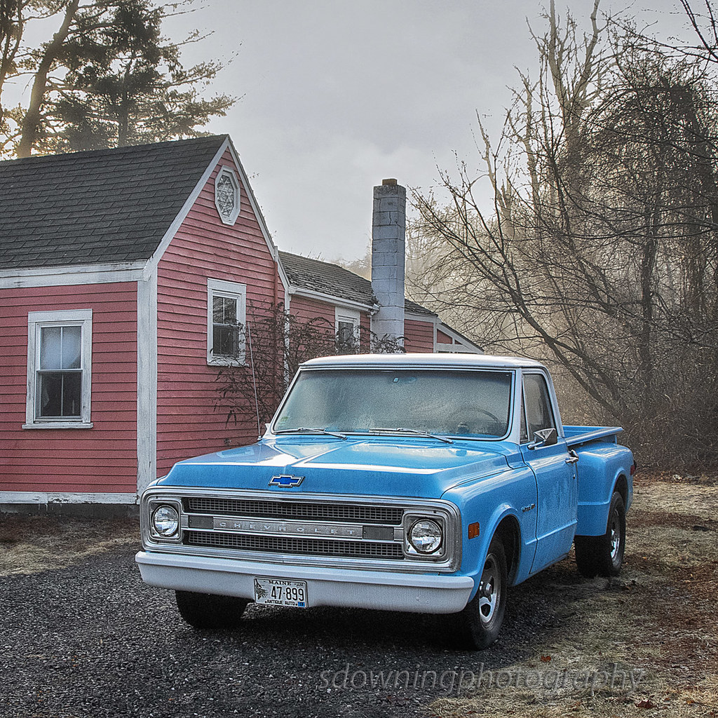 Easter Colors Kennebunk, ME. Antique pick up on a misty mo… S Downing Flickr