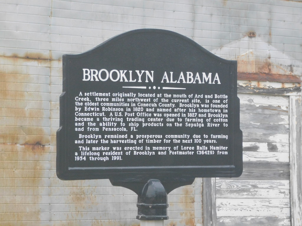 Brooklyn, Alabama Historic Marker Jimmy Emerson, DVM Flickr