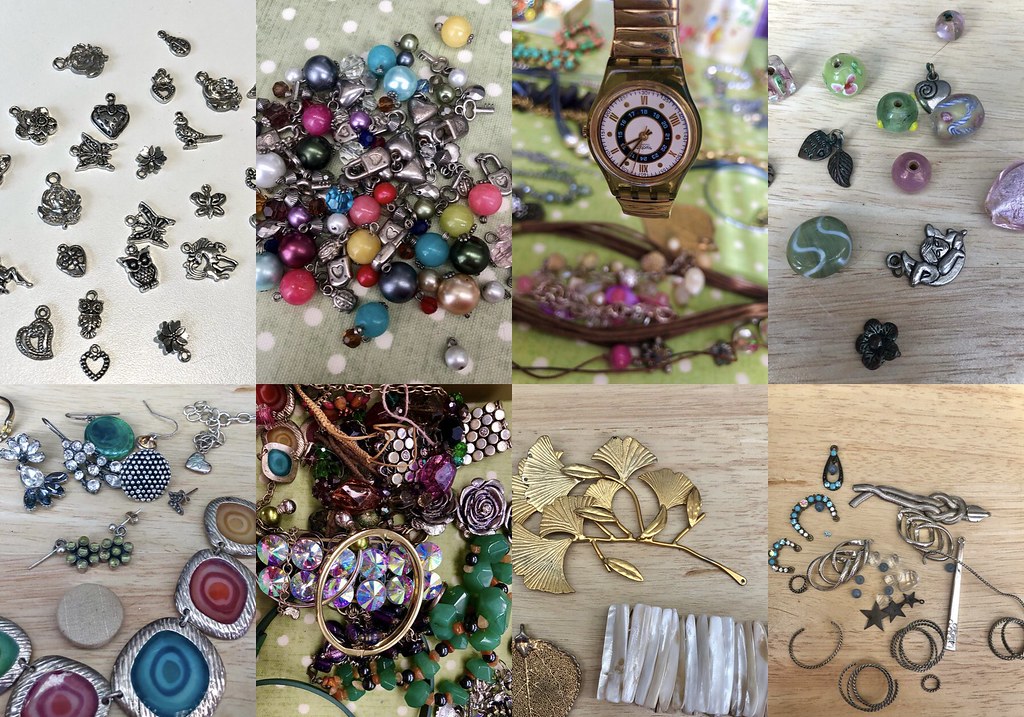 Found old/ broken jewellery pieces to recycle Heidi Harrison Flickr