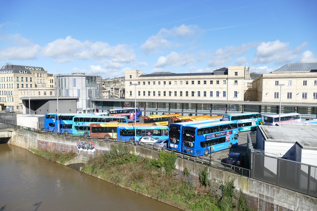 Bath bus station Pictured from the railway station. Tim Jennings