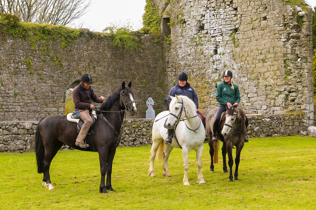 Horse riding near Quin Abbey. Courtesy Ruth Griffin. Flickr