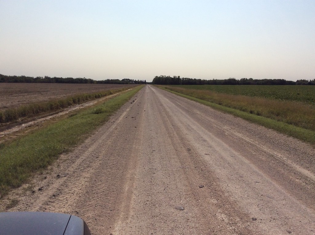Gravel road near Clandeboye, Manitoba Joe Passe Flickr