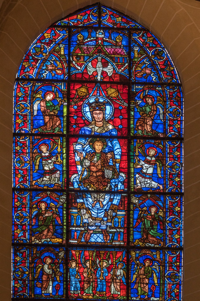 Chartres Notre Dame de la Belle Verrière. XII ème siècle… Jean
