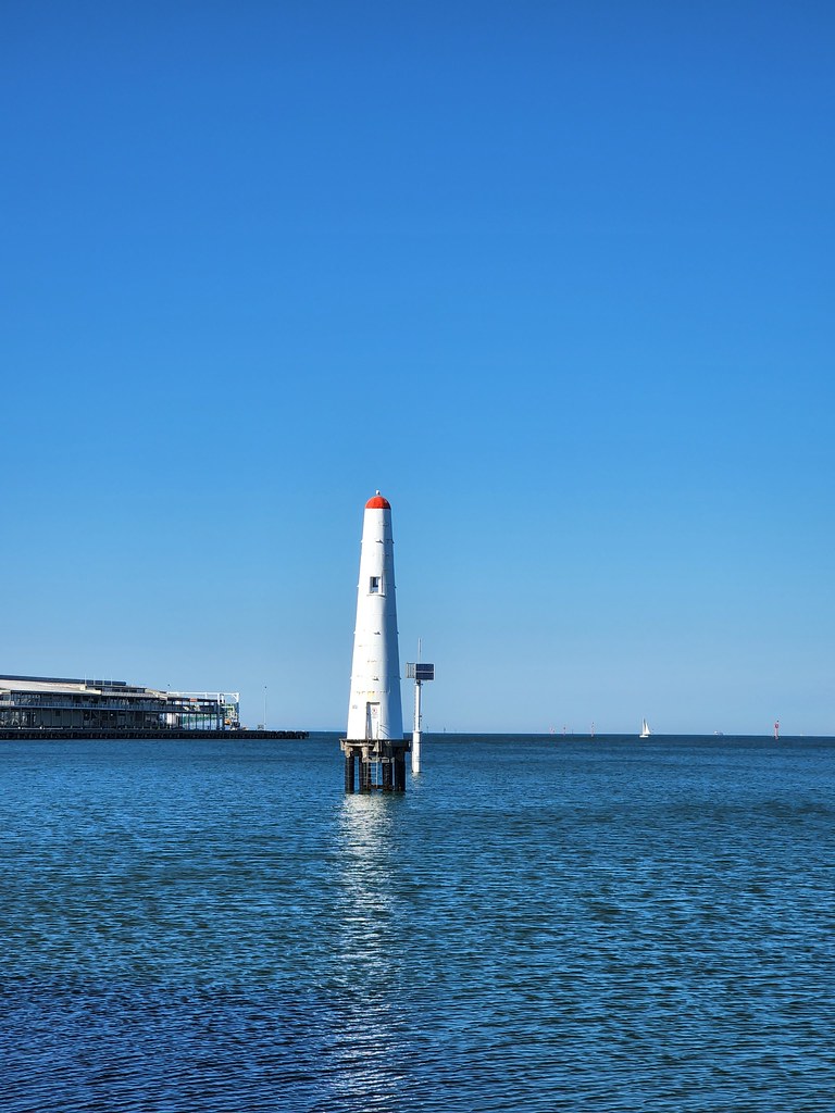Beacon Cove Lighthouse, Port Melbourne a photo on Flickriver