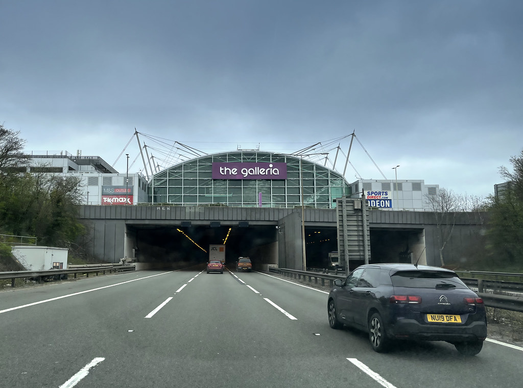 Hatfield Galleria from the A1 travelling north a photo on Flickriver