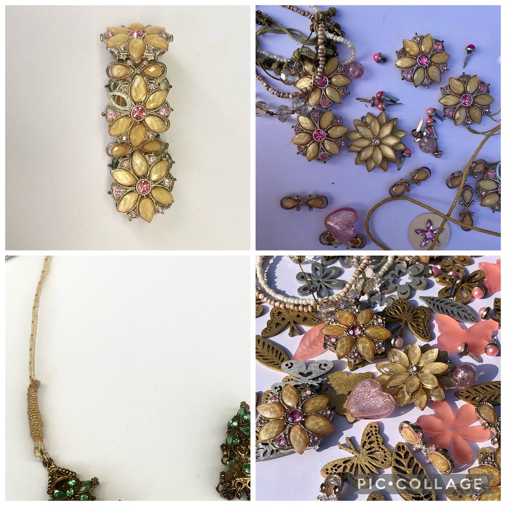 Picking broken jewellery parts to recycle that will match … Flickr