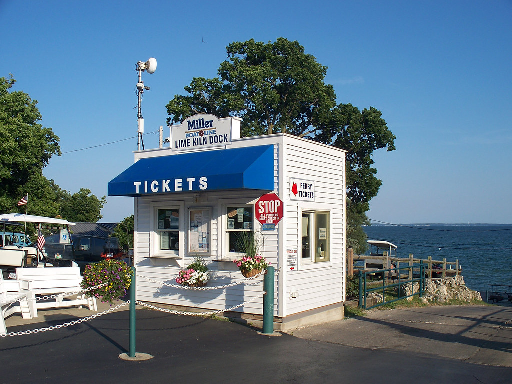 OH Put In Bay Miller Ferry Booth 2 Miller Ferry booth in… Flickr