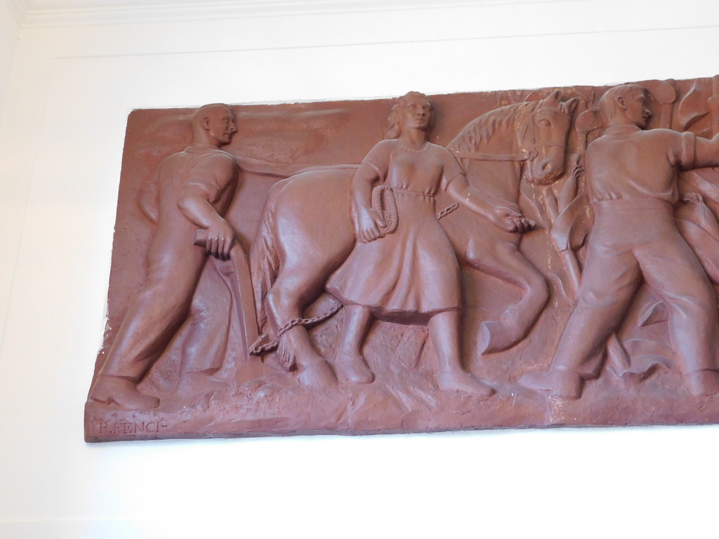 Easley SC Post Office Relief New Deal relief entitled "Cul… Flickr