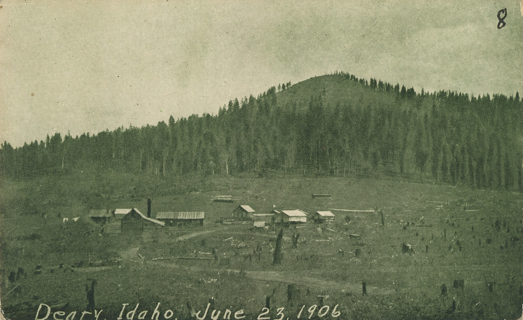 Town View, June 23, 1906 Deary, Idaho Deary, Idaho, June… Flickr