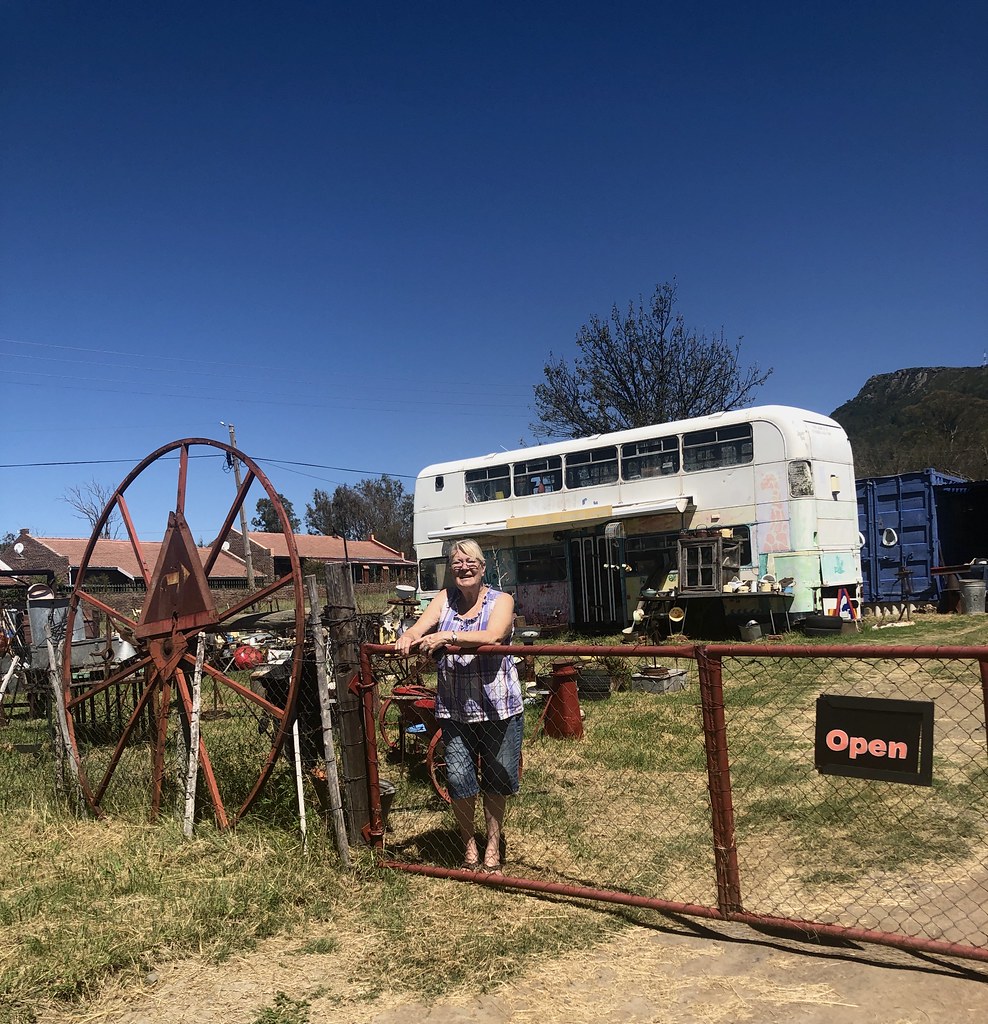 Cathcart Yard Art This bus was driven from Pretoria to Cat… Flickr