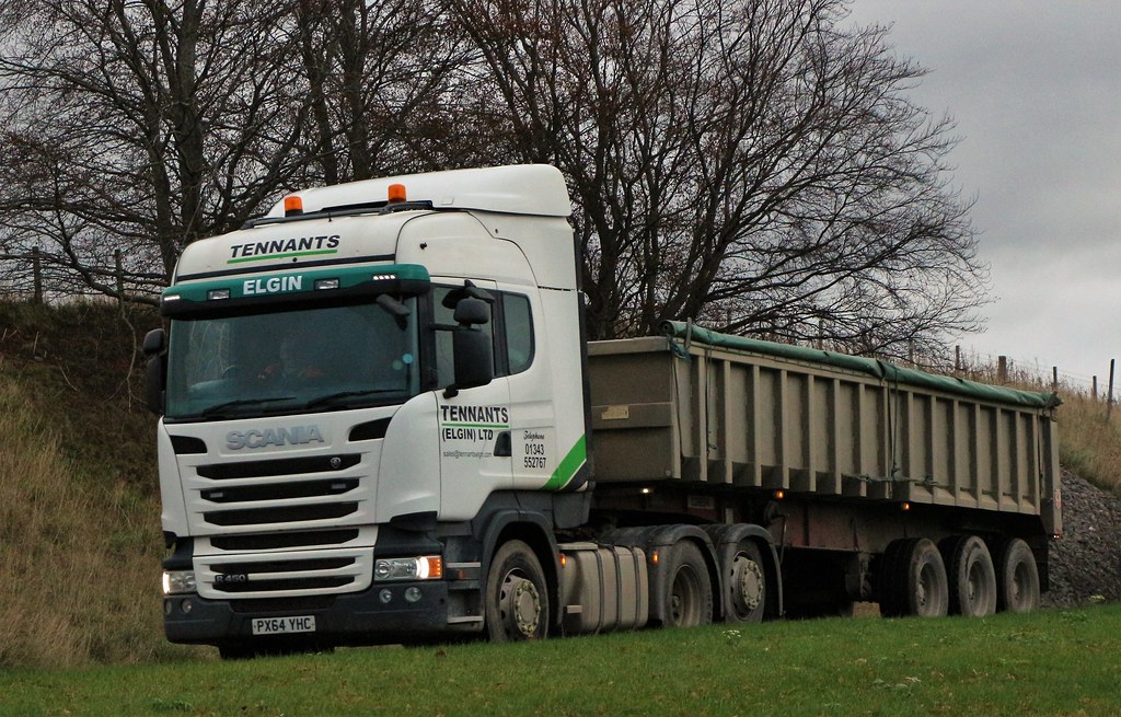 Tennants (Elgin) Ltd Scania Highline R450 PX64YHC A96 Barm… Richard