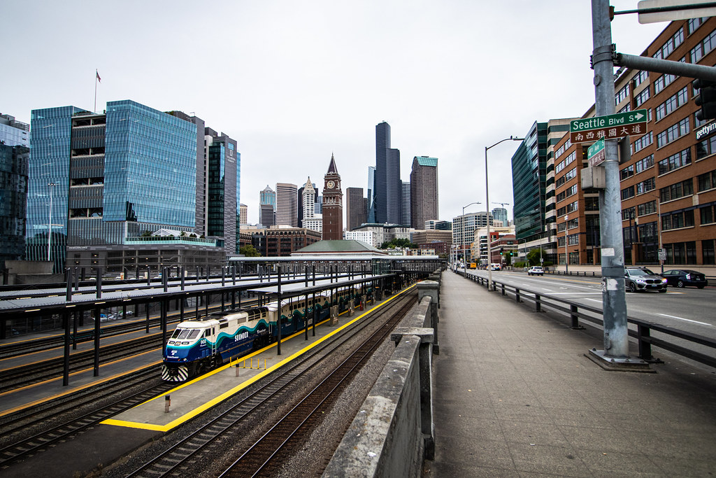 King Street Station to Seattle A Sounder train se… Flickr