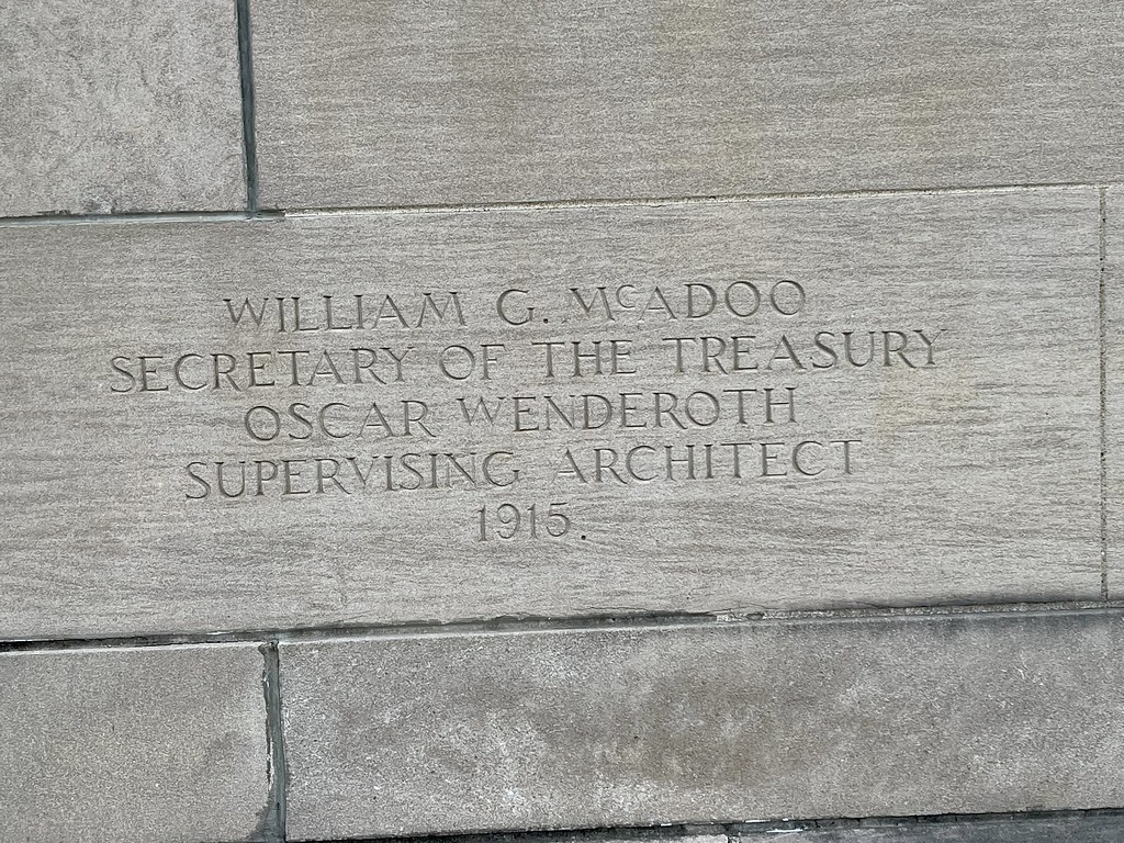 Cornerstone of Post Office and Mine Rescue Station. Jellic… Flickr