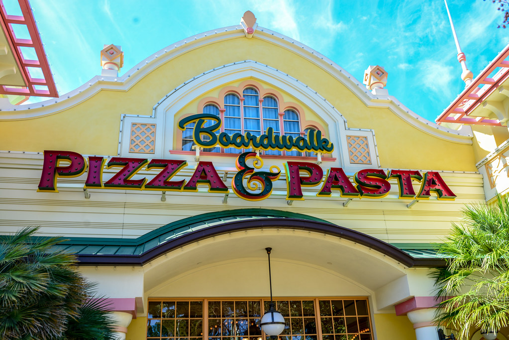 Boardwalk Pizza & Pasta Review Wandering In Disney