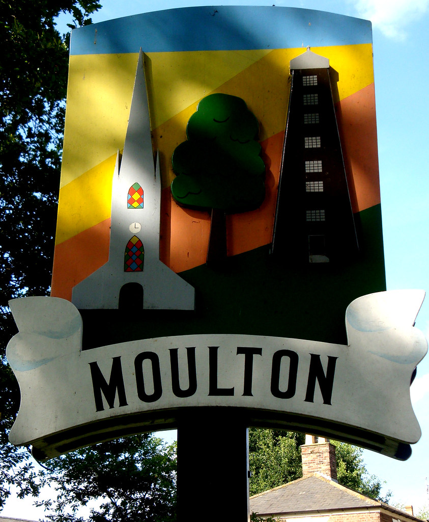 [107401] Moulton Village Sign Moulton, Lincolnshire. Vil… Flickr